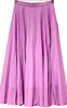 UNITED ARROWS JAPAN. Light Pink Semi-Sheer Flare Long Skirt