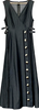 Her lip to JAPAN. Black Sleeveless Long Dress