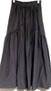 Ungrid Japan. 24SS Collection. Charcoal Gray Gathered Design Flare Skirt
