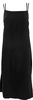 Rag & Bone NY. Black Square Neck Mid-Calf Sleeveless Slip Dress