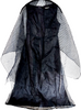 BALENCIAGA JAPAN. Black Vintage Polytech Blend Dress