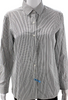 Dries Van Noten, Black Cotton Striped Button-Up Shirt
