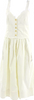 Proenza Schouler NY. White Label White Cotton Sundress White