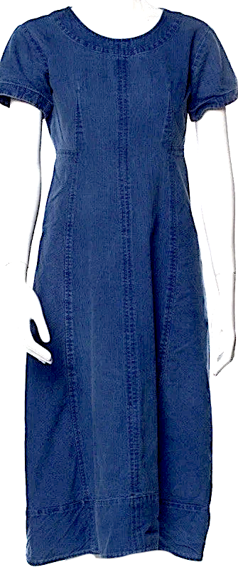 Caron Callahan NYC. Blue Denim Shirt Dress