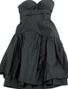 Miu Miu Italy.  Fit & Flare Sweetheart Black Sleeveless Short Dress