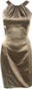 Calvin Klein NY. Bronze Color Acetate Blend Sheath Dress