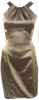 Calvin Klein NY. Bronze Color Acetate Blend Sheath Dress