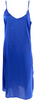 The Drop. VINTAGE Blue Spaghetti Strap Sleeveless V Neck Slip Dress