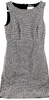 Ferragamo Italy. Cotton, Rayon Sleeveless Dress