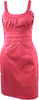 Calvin Klein NY. Pink Sheath Dress Pink Sleeveless Round Neck Dress