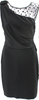 Max Mara Italy. Black Sleeveless Ruched Mid Calf Sheath Dress