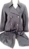 Christian Dior PARIS. GRAY Polyester Nylon Cotton Coat