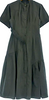 UNITED TOKYO JAPAN. Black PolyTech Blend Dress