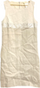 Max Mara ITALY. Beige linen sleeveless knee-length dress