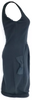 PRADA ITALY. Black Rayon, Elastane, Nylon Sheath Dress with Bow Detail
