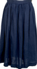 Mademoiselle NON NON JAPAN. Navy Linen Pleats Skirt