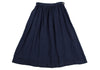 Mademoiselle NON NON JAPAN. Navy Linen Pleats Skirt