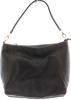 KITAMURA JAPAN. BLACK PEBBLED LEATHER SHOULDER BAG / HAND BAG