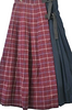 Ray Beams Japan.  NavyxRedxWhite (Check Pattern ) Long/Maxi Length Skirt