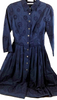 Prada Italy Midnite Navy Blue Cotton Dress