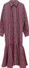 emmi Japan. 22AW Collection Bordeaux Flared Shirt Dress