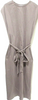 ANAYI JAPAN. 21AW COLLECTION Sleeveless Crew Neck Belted Long Dress