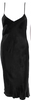 DONNA KARAN NEW YORK DKNY. Black Sleeveless Slip Dress