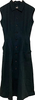 Yohji Yamamoto Y'S JAPAN.  Vintage Black Sleeveless Shirt Dress