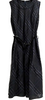 Burberry UK. Black Silk/Rayon Long Dress