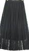 UNITED ARROWS JAPAN. Black Lace Long/Maxi Length Skirt