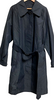 MARGARET HOWELL LONDON/TOKYO. Cotton Nylon Coating, Spring Coat, Size 3, Navy