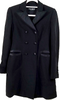 DOLCE&GABBANA ITALY. Black Rayon Acetate Silk Coat