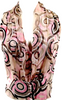 Chanel Paris. Vintage Abstract Prink Silk Blouse