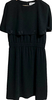 MUVEIL WORK JAPAN. Black Ribbon Cape Dress
