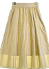 FONCE JAPAN. Beige Long/Maxi Length Skirt