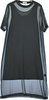 BEAUTY&YOUTH UNITED ARROWS JAPAN. Black Semi-Sheer Dress