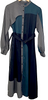 UNITED TOKYO JAPAN. Multi-Color Gray Blue Green Black Dress