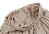 Mademoiselle NON NON JAPAN. Beige Floral Stitch Linen Skirt