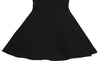 ISSEY MIYAKE JAPAN. Black EPOCA Cotton Sleeveless Dress