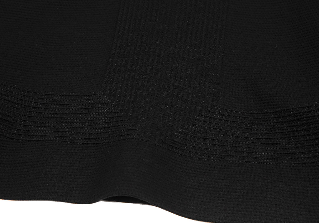 ISSEY MIYAKE JAPAN. Black EPOCA Cotton Sleeveless Dress