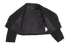 COMME des GARCONS JAPAN. TRICOT. Black Quilting Lining Cropped Short Jacket
