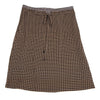 mila schon Black, Mustard, White Grid Geometric Print Stretch Shirt & Skirt Suit, or Separates