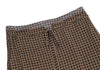 mila schon Black, Mustard, White Grid Geometric Print Stretch Shirt & Skirt Suit, or Separates