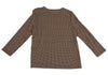 mila schon Black, Mustard, White Grid Geometric Print Stretch Shirt & Skirt Suit, or Separates
