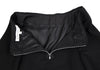 UNITED ARROWS JAPAN. BEAUTY & YOUTH. Black Back Zip Stretch Flare Mini Skirt