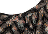 PINK HOUSE JAPAN. Multi-Color Flower Pattern Print Cotton Skirt