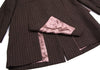 ROMEO GIGLI ITALY.  gigli. Brown Wool Jacquard Jacket