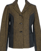 ROMEO GIGLI  ITALY. gigli Navy, Mustard Herringbone Switching Jacket