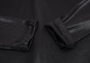 JEAN PAUL GAULTIER PARIS. Black Gather Neck Shiny Top