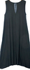 BEAUTY & YOUTH UNITED ARROWS JAPAN. Black Cotton A-Line Dress